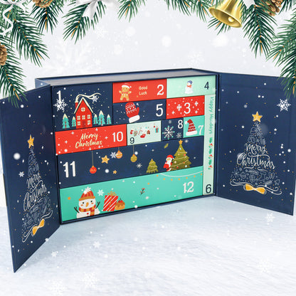 Blue Snowflake Christmas-PBN Calendar Gift Box