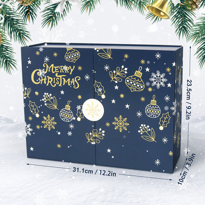 Blue Snowflake Christmas-PBN Calendar Gift Box