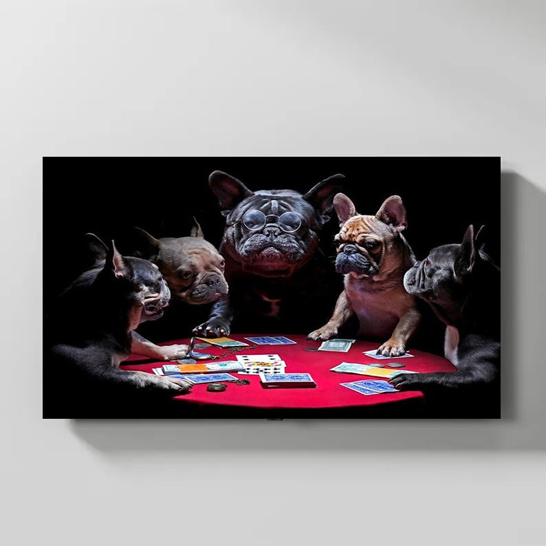 Bulldog's Gamble - Paint by Numbers Kits