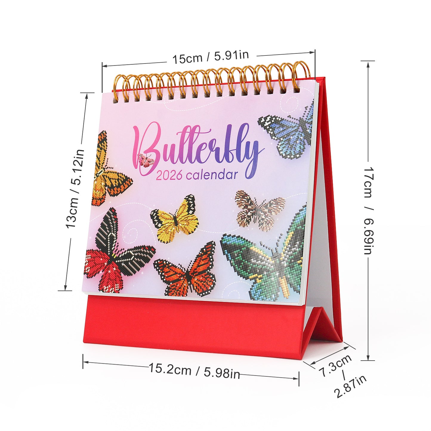 Butterfly DIY 2026 Calendar