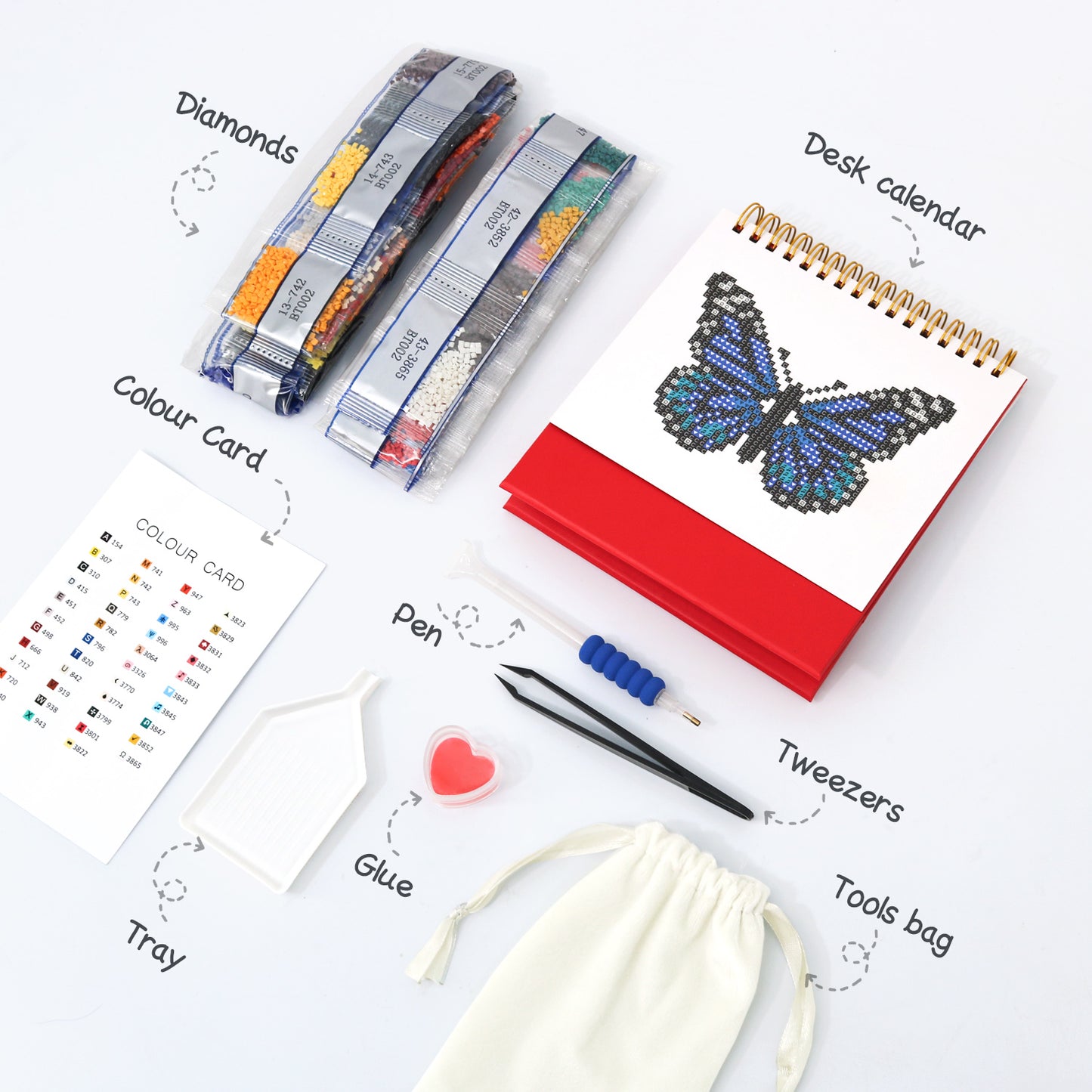 Butterfly DIY 2026 Calendar