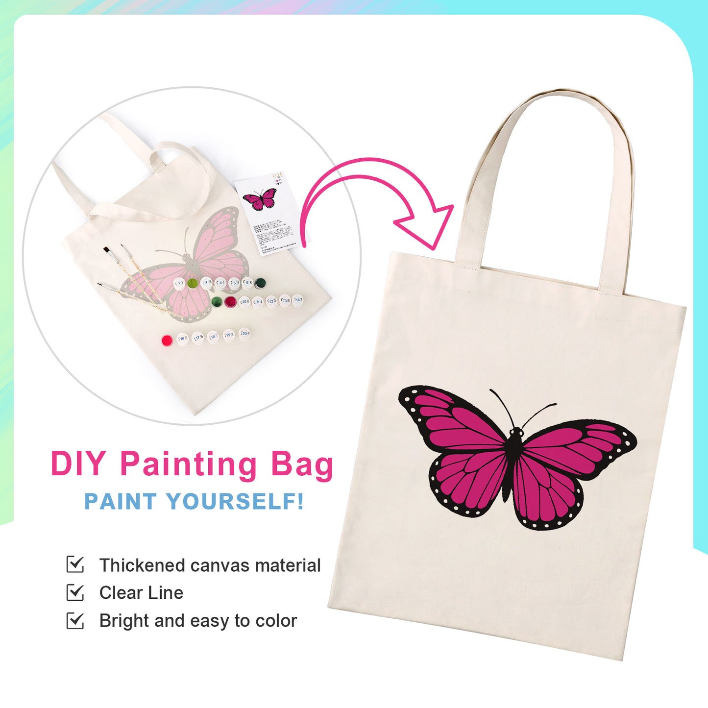 Butterfly PBN Bag