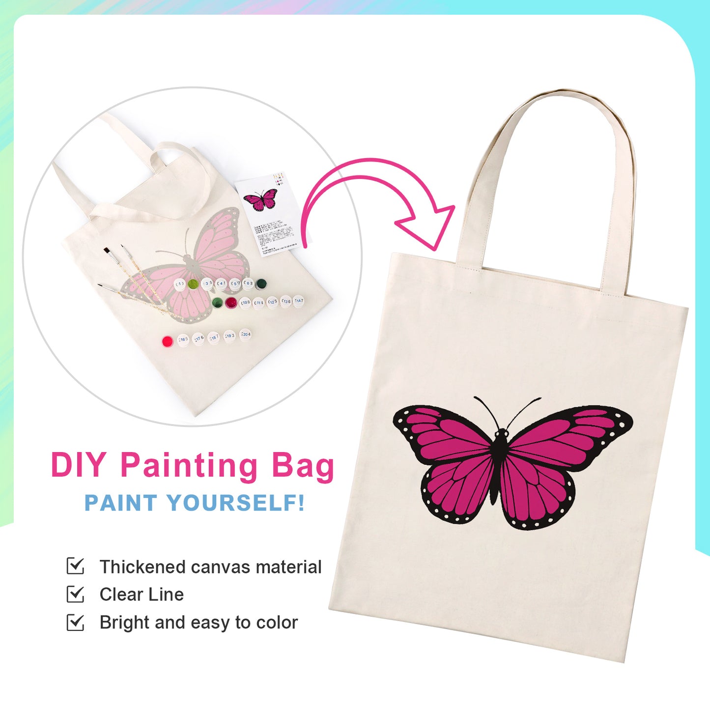 Butterfly PBN Bag
