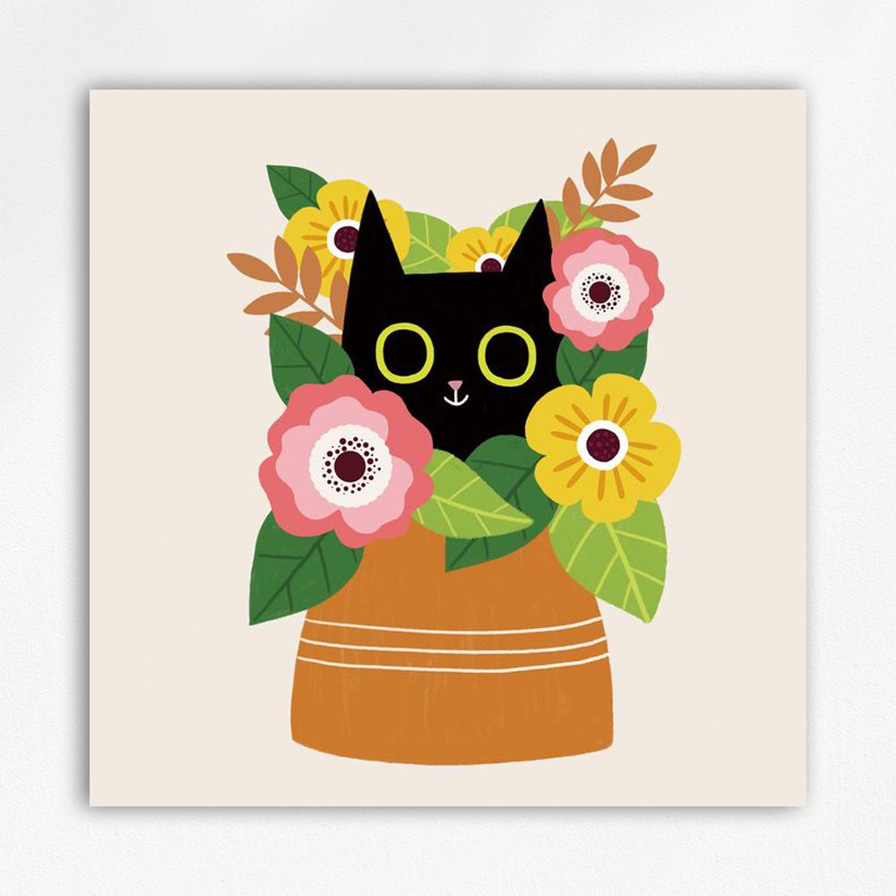 Cat Lover Decompressie Mini Verf op Nummer Kit #07