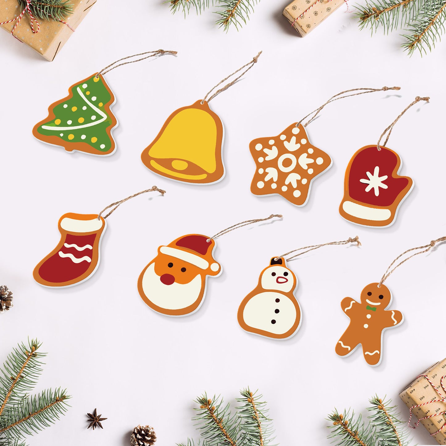 Christmas Stockings PBN Christmas Ornaments