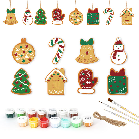 Christmas Tree PBN Christmas Ornaments