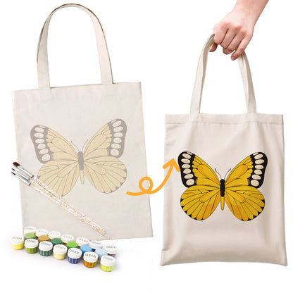 Colorful Butterfly PBN Bag