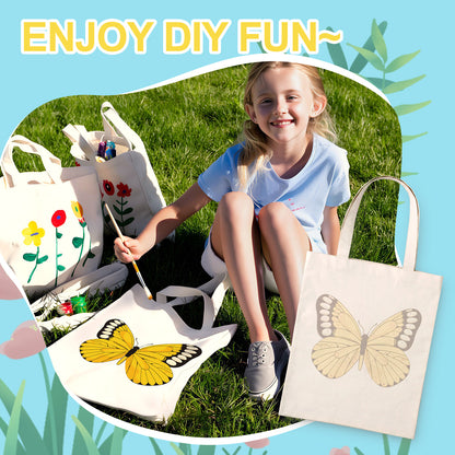 Colorful Butterfly PBN Bag