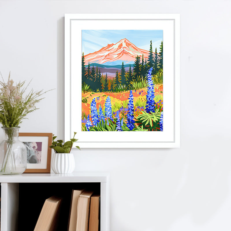 Wildflowers in the Sierra by Maikoo™Paint by Numbers#03