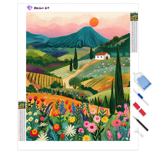 Colorful  Landscape By Maikoo™ Diamond Painting Kit #08