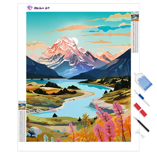 Colorful  Landscape By Maikoo™ Diamond Painting Kit #10