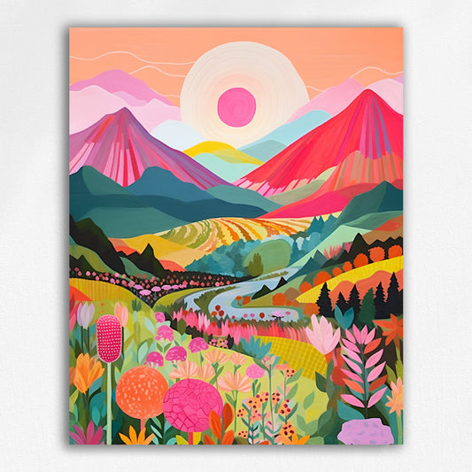 Bunte Serie von maikoo™Malen nach Zahlen 