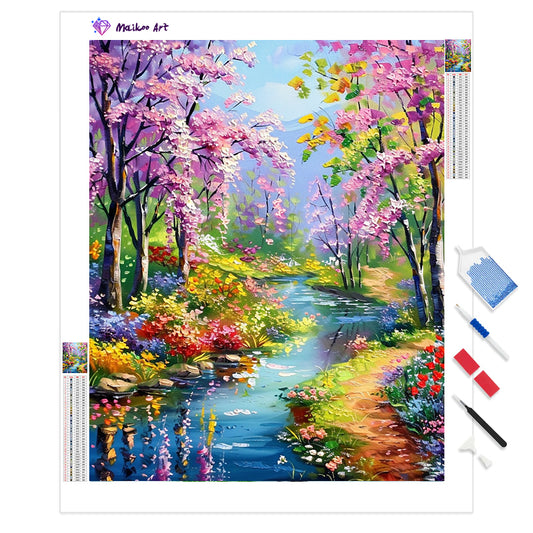 Colorful  Nature By Maikoo™ Diamond Painting Kit #02