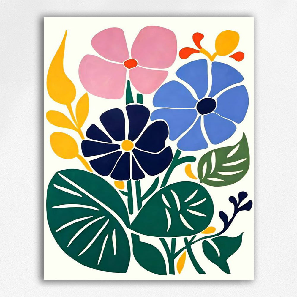 Colorful Flowers- Paint by Numbers Kits