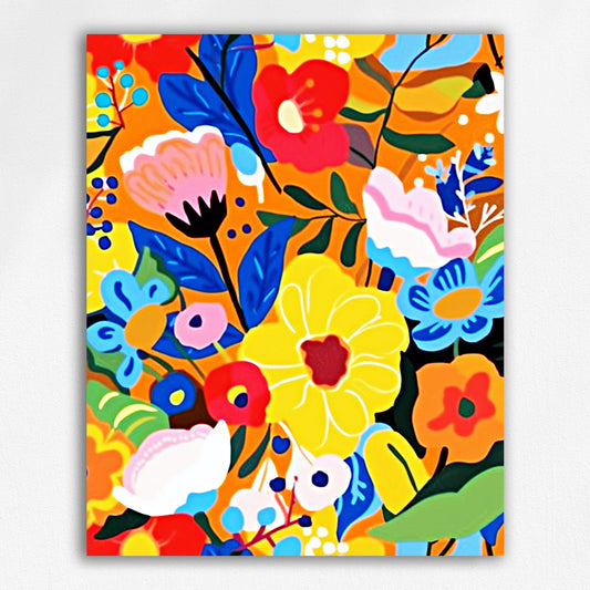 Colorful flowers by Maikoo™Paint by Numbers #11