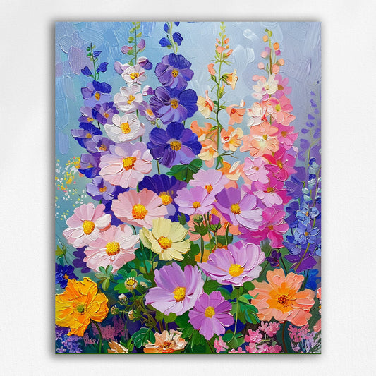 Kleurrijke bloemen van Maikoo™Paint by Numbers #16