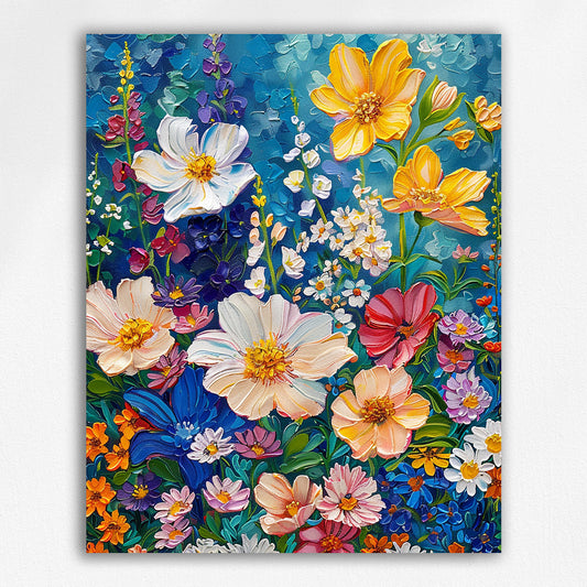 Colorful flowers by Maikoo™Paint by Numbers #18