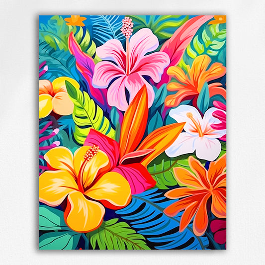Colorful flowers by Maikoo™Paint by Numbers #21