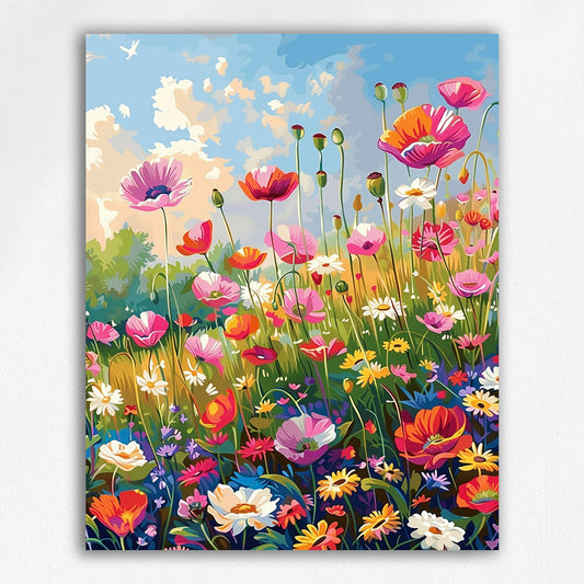 Colorful flowers by Maikoo™Paint by Number #28