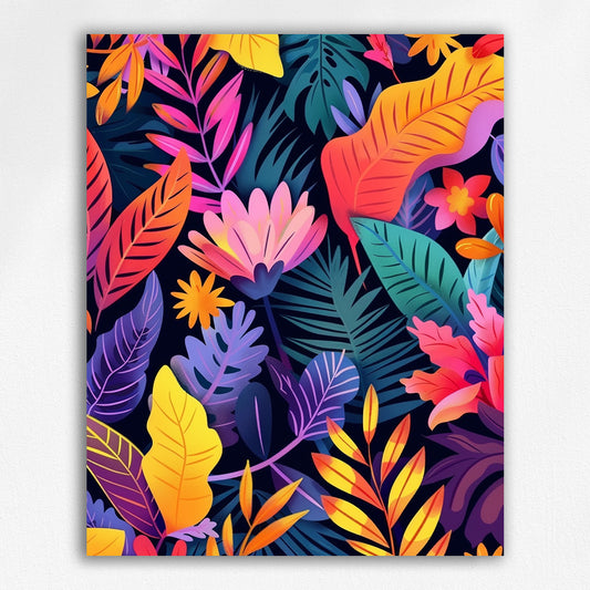 Colorful flowers by Maikoo™Paint by Numbers #29