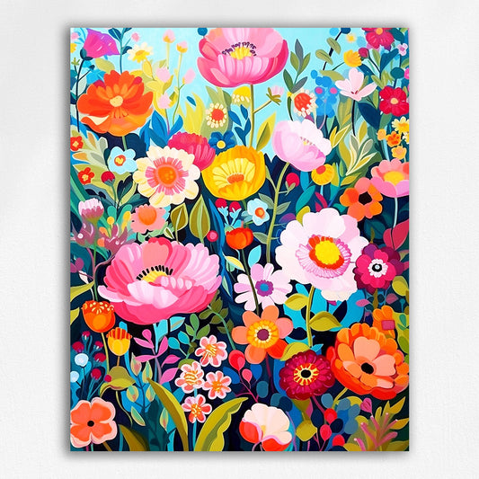 Colorful flowers by Maikoo™Paint by Number #5