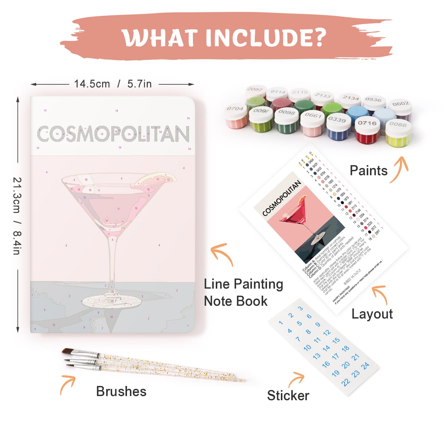 Cosmopolitan PBN Notebook