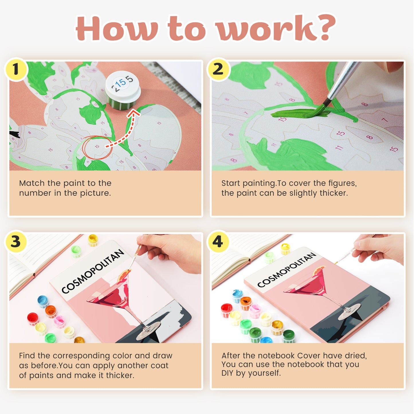 Cosmopolitan PBN Notebook