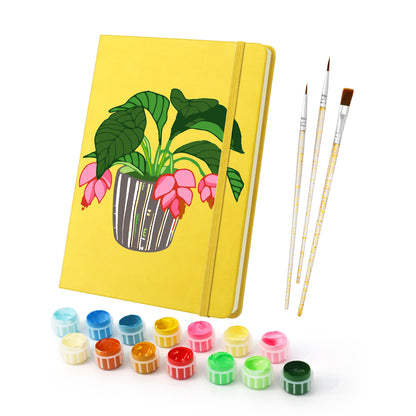 Cyclamen PBN Notebook