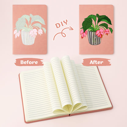 Cyclamen PBN Notebook
