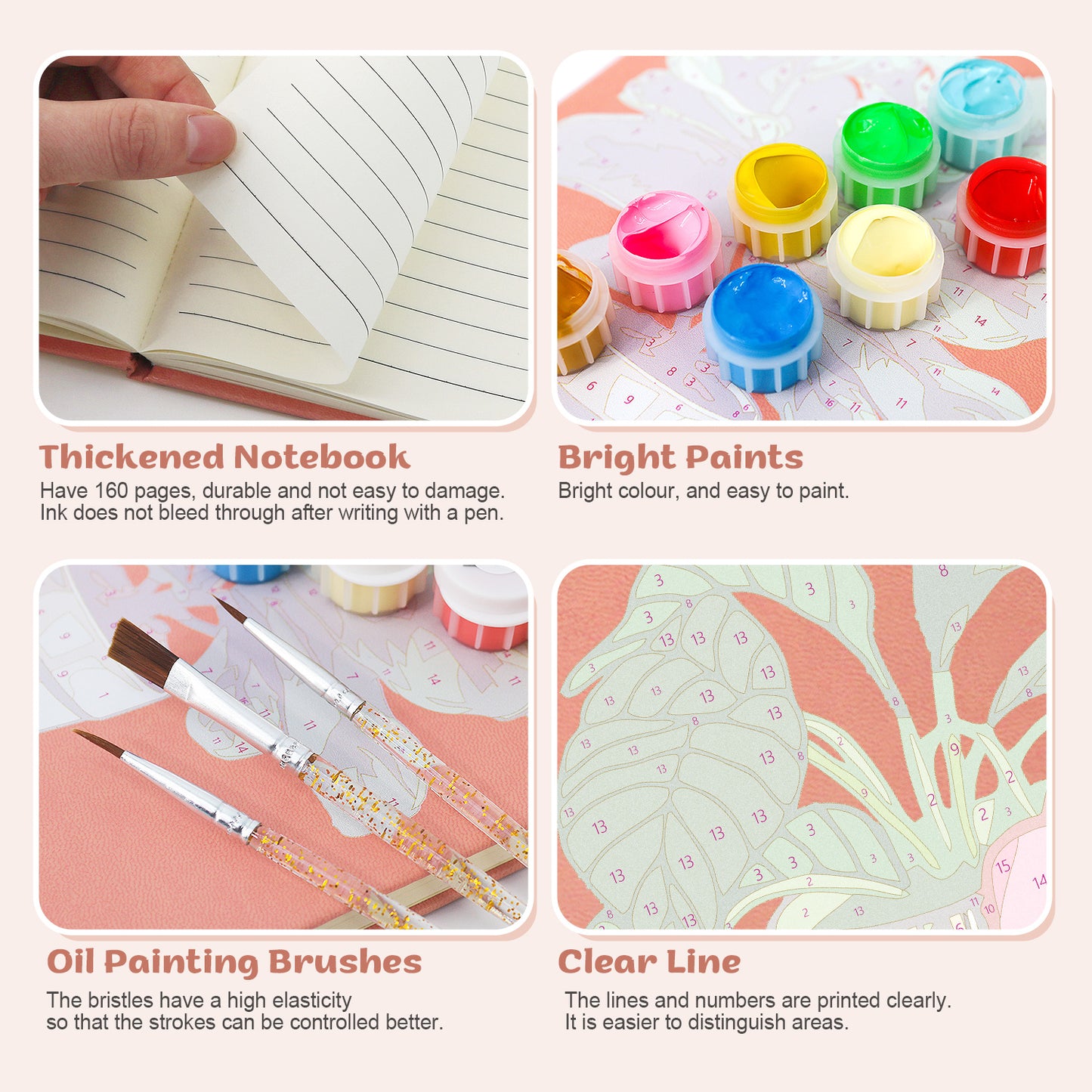 Cyclamen PBN Notebook