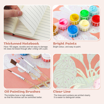 Cyclamen PBN Notebook