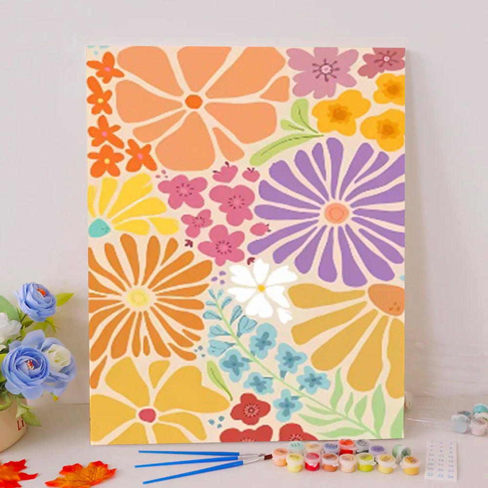 Daisies and lavender - Paint by Numbers Kits