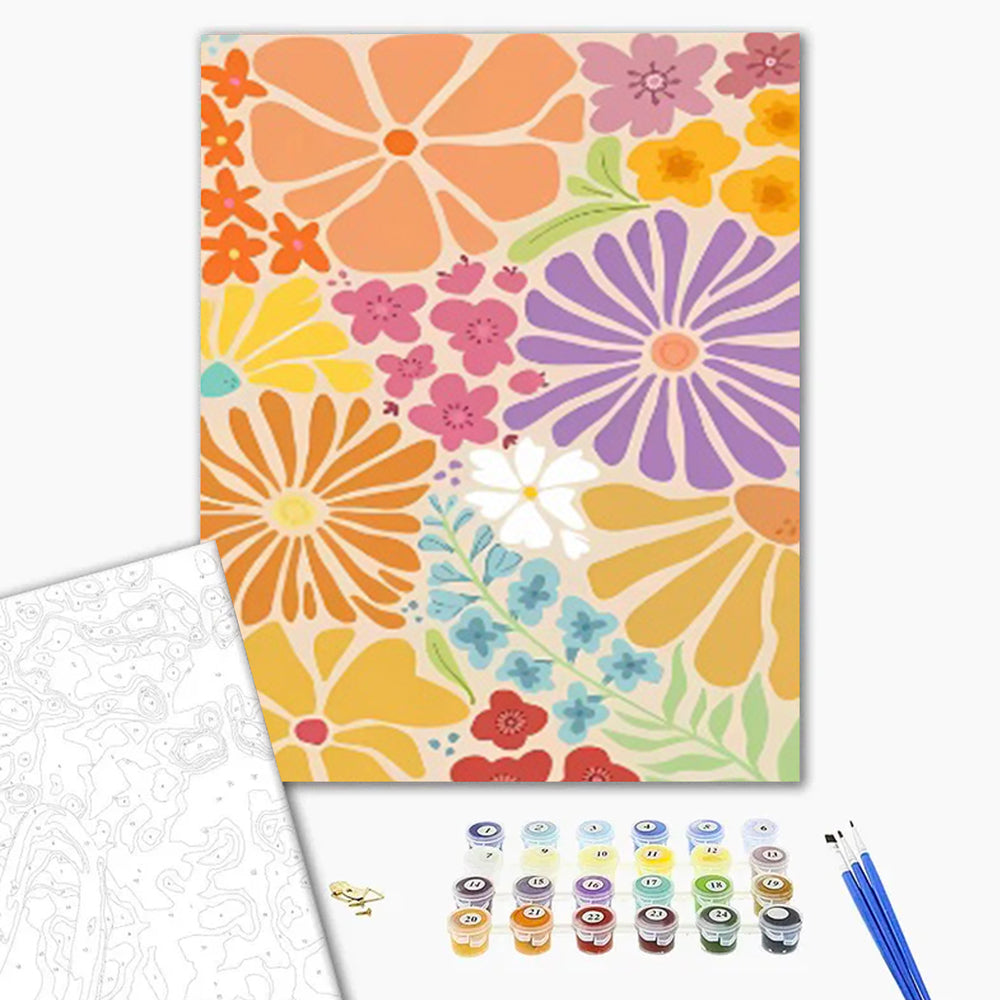 Daisies and lavender - Paint by Numbers Kits