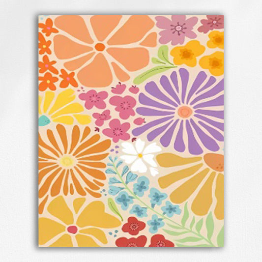 Daisies and lavender - Paint by Numbers Kits