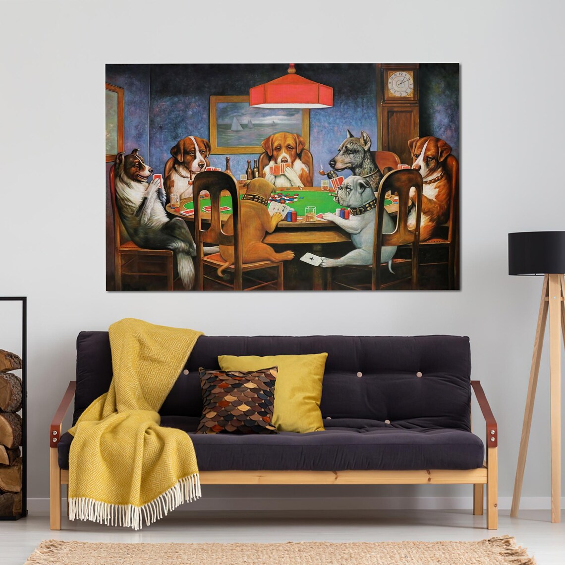 Dog Gambling Game - Paint by Numbers Kits