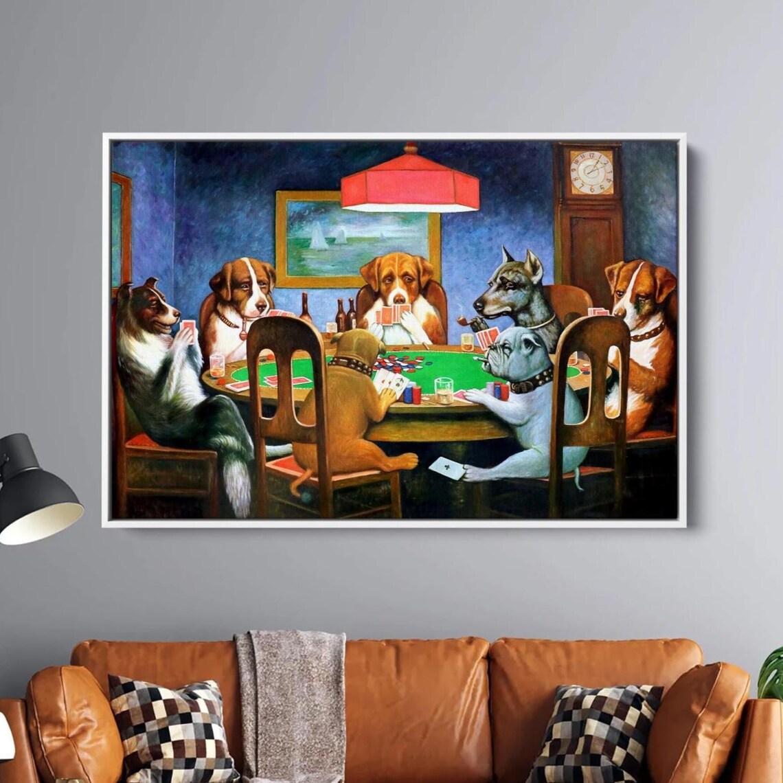 Dog Gambling Game - Paint by Numbers Kits