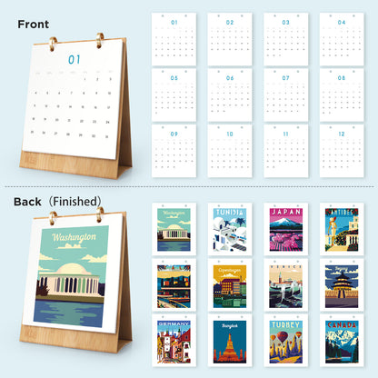 Famous Scenery -Calendar