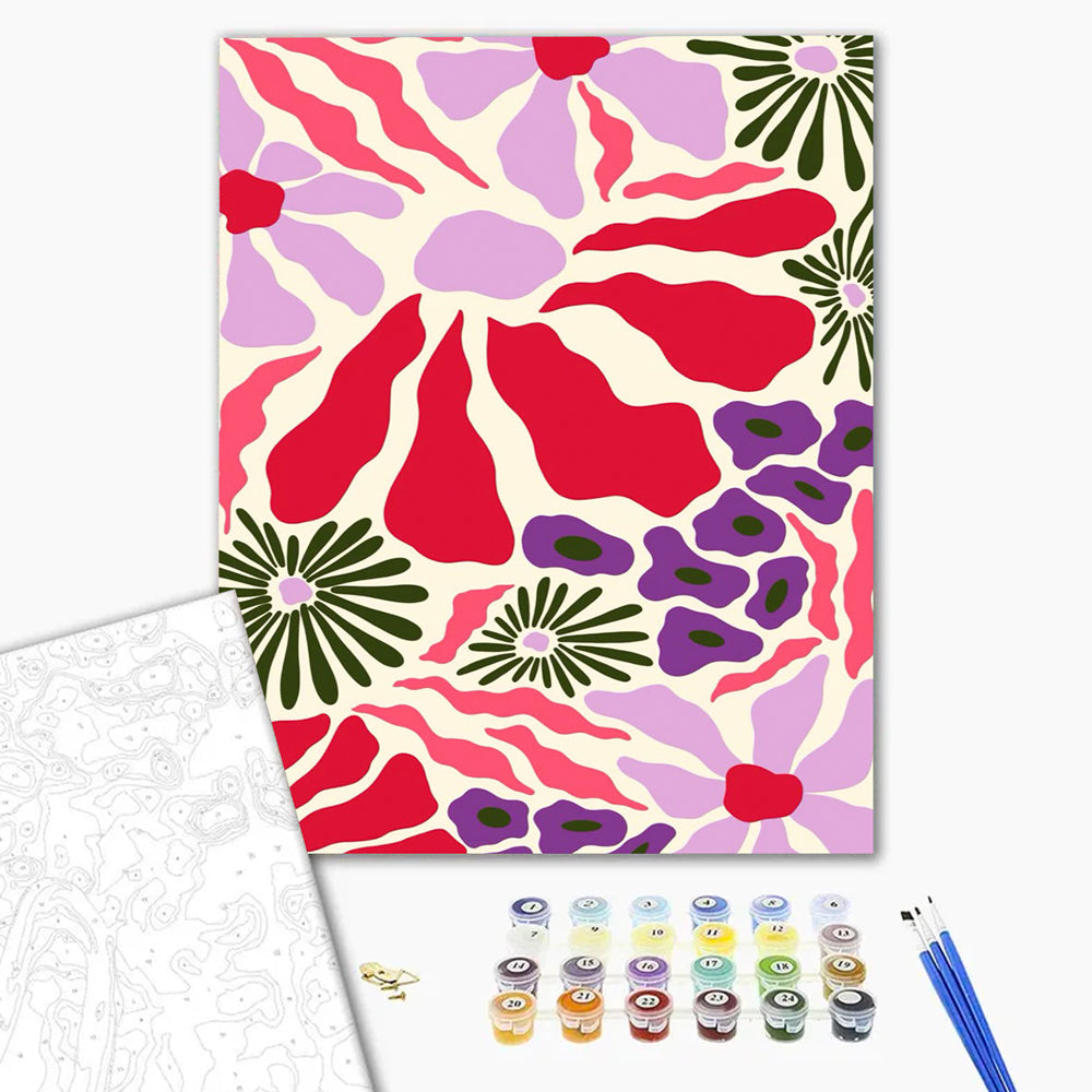 Flower Dance Feast- Paint by Numbers Kits