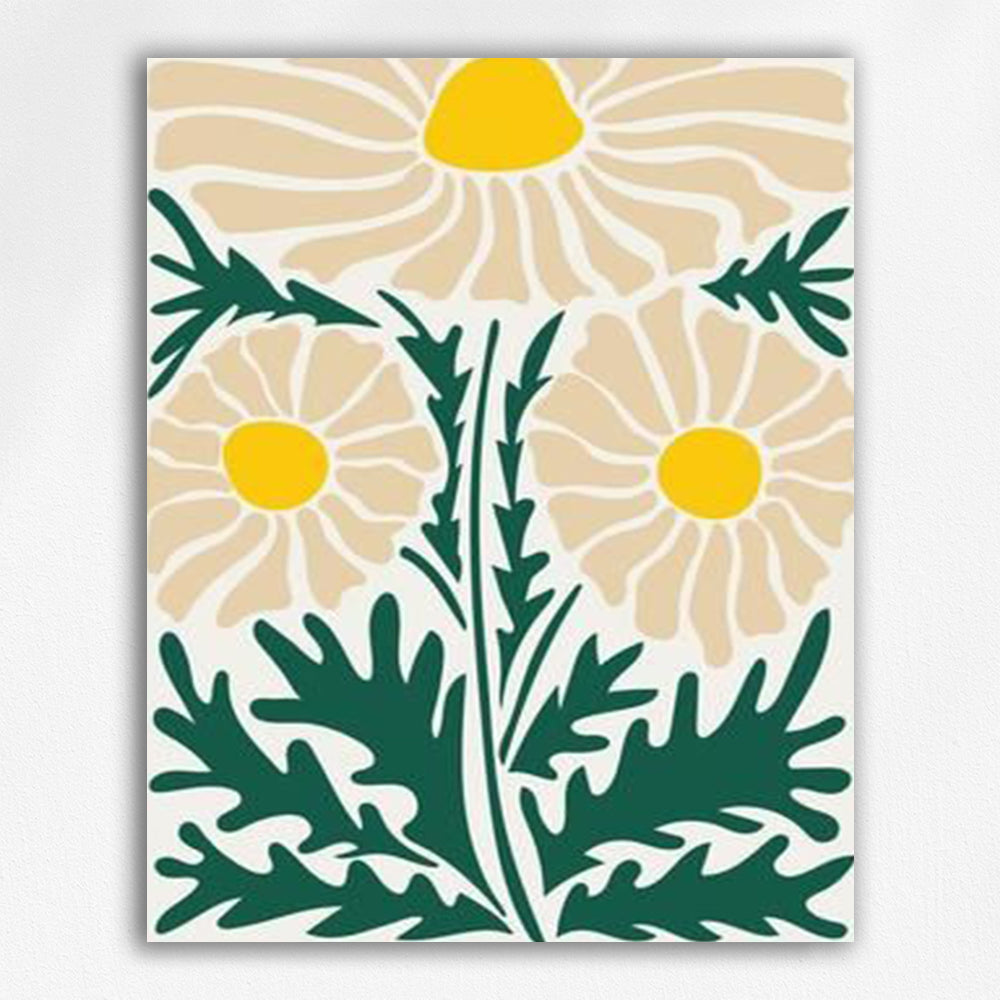 Flowers in the Sun- Paint by Numbers Kits