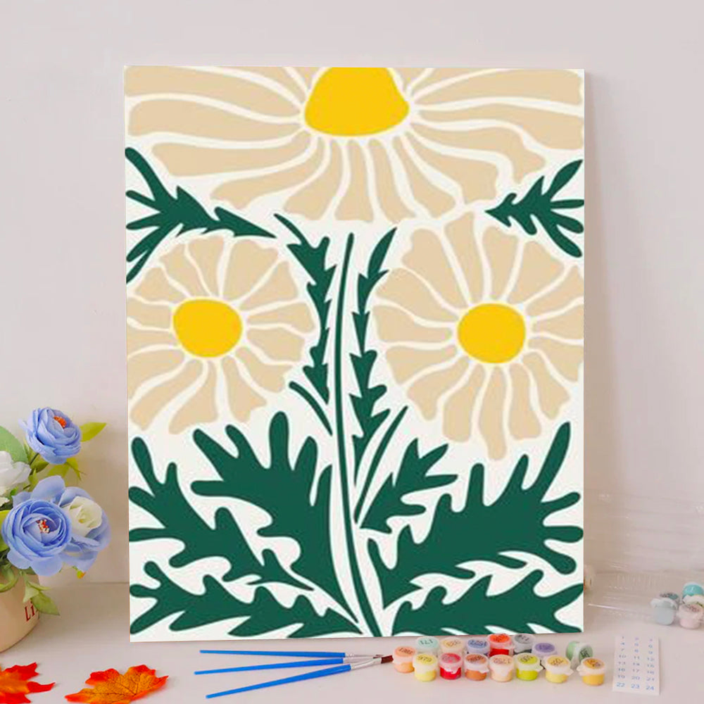 Flowers in the Sun- Paint by Numbers Kits
