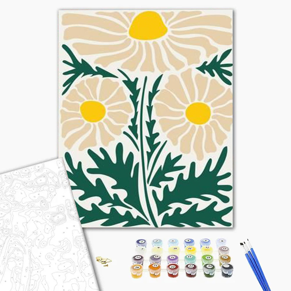 Flowers in the Sun- Paint by Numbers Kits