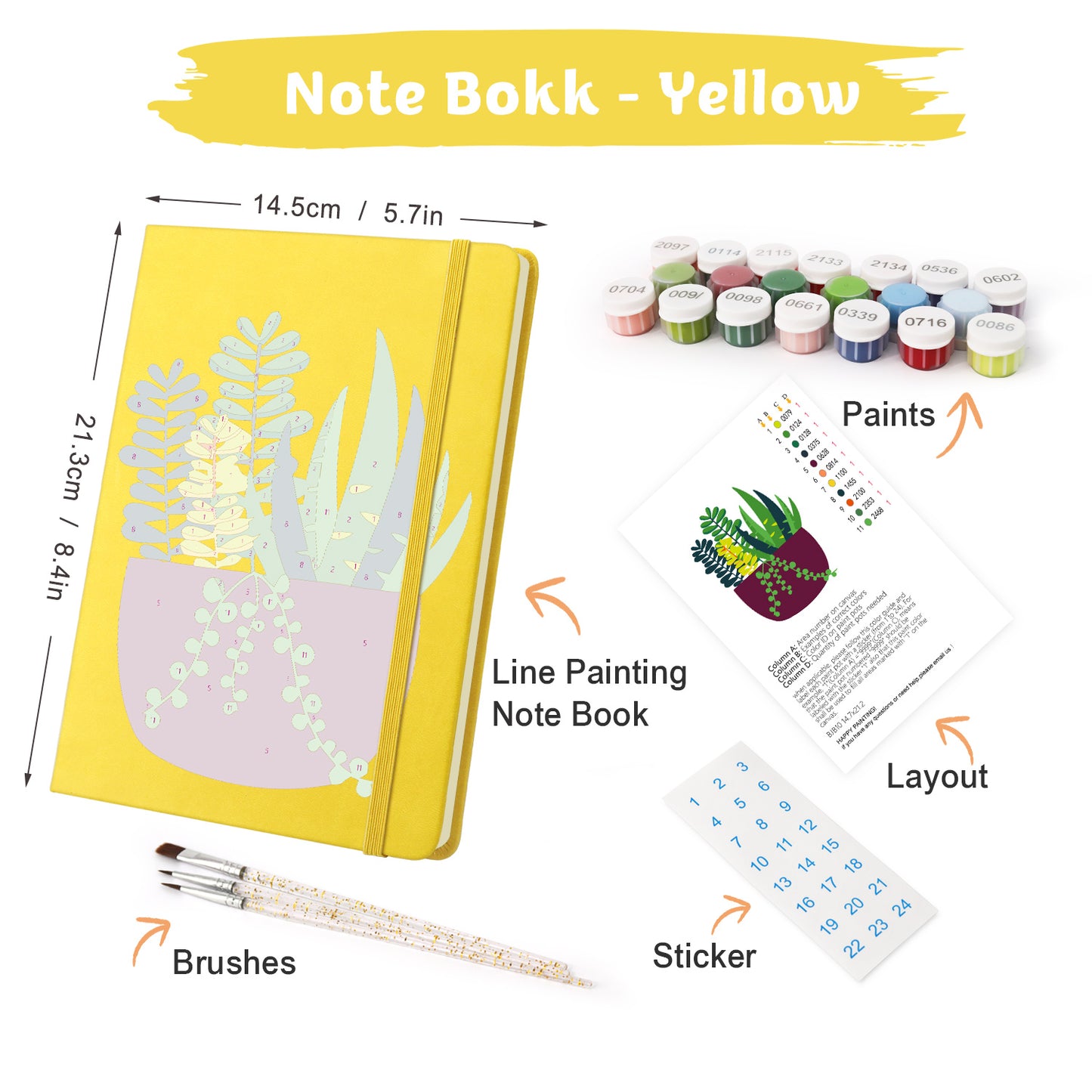 Foliage Plants PBN Notebook