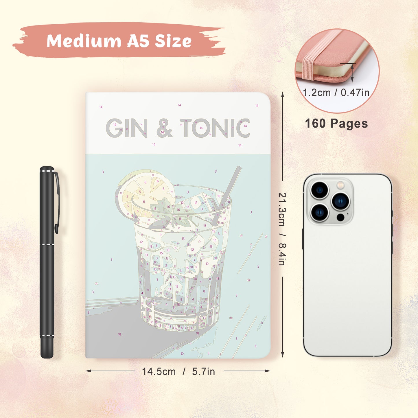 Gin & Tonic PBN Notebook
