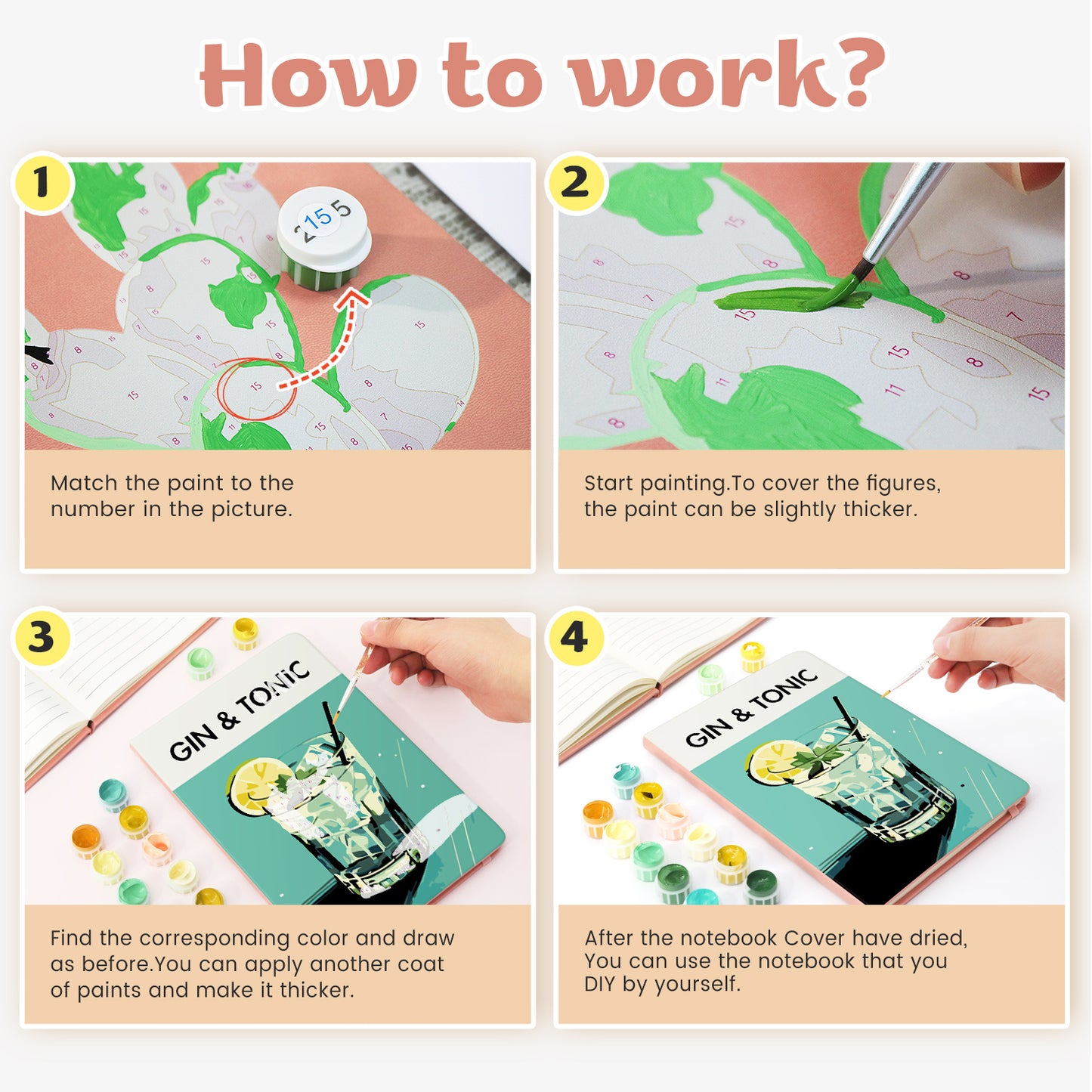 Gin & Tonic PBN Notebook