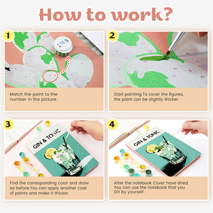 Gin & Tonic PBN Notebook