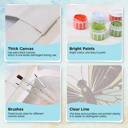 Green Butterfly PBN Bag