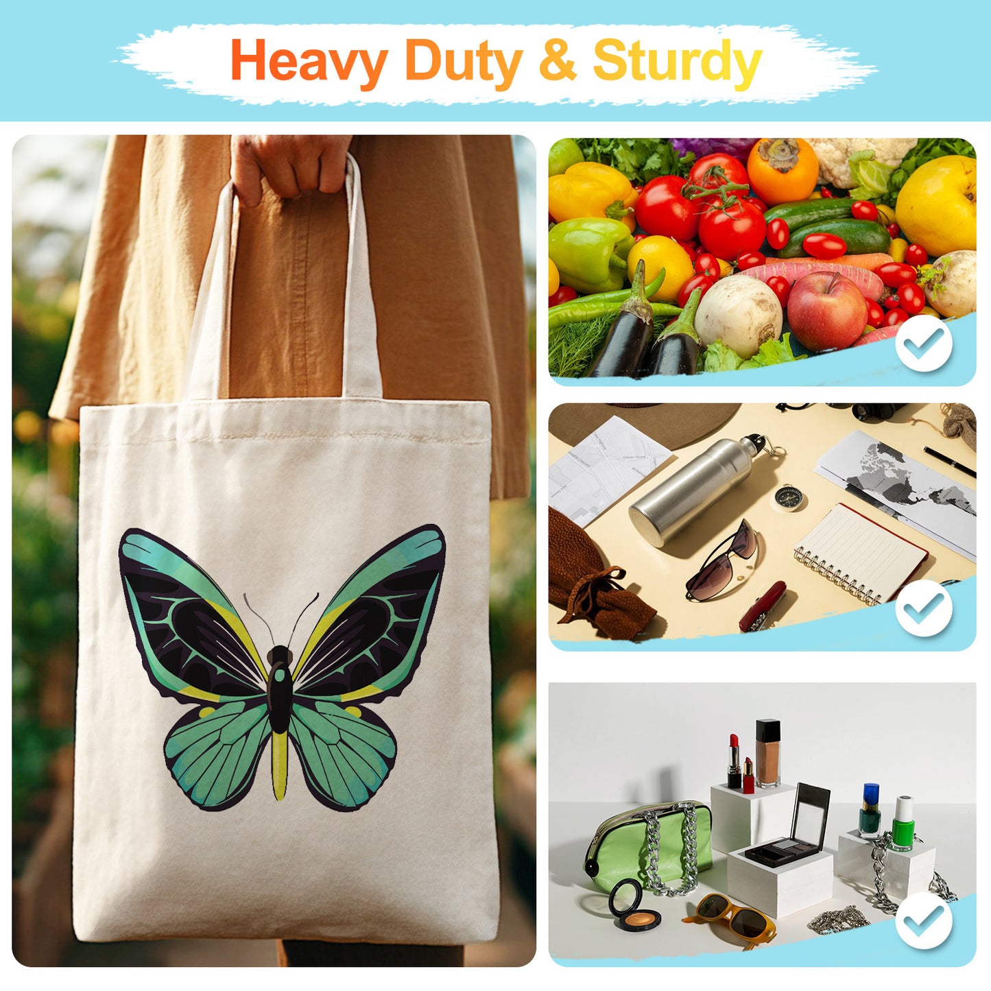 Green Butterfly PBN Bag