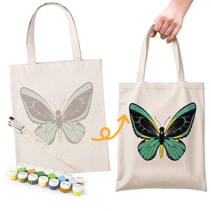 Green Butterfly PBN Bag