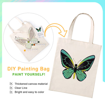 Green Butterfly PBN Bag