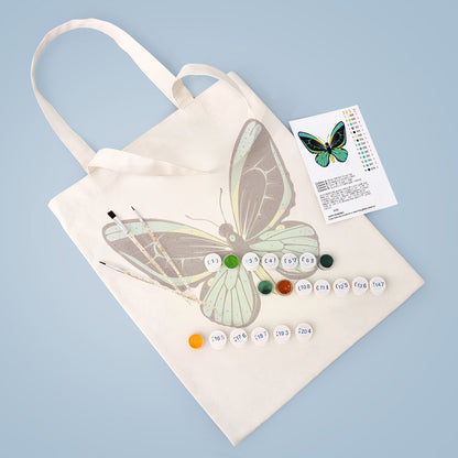 Green Butterfly PBN Bag
